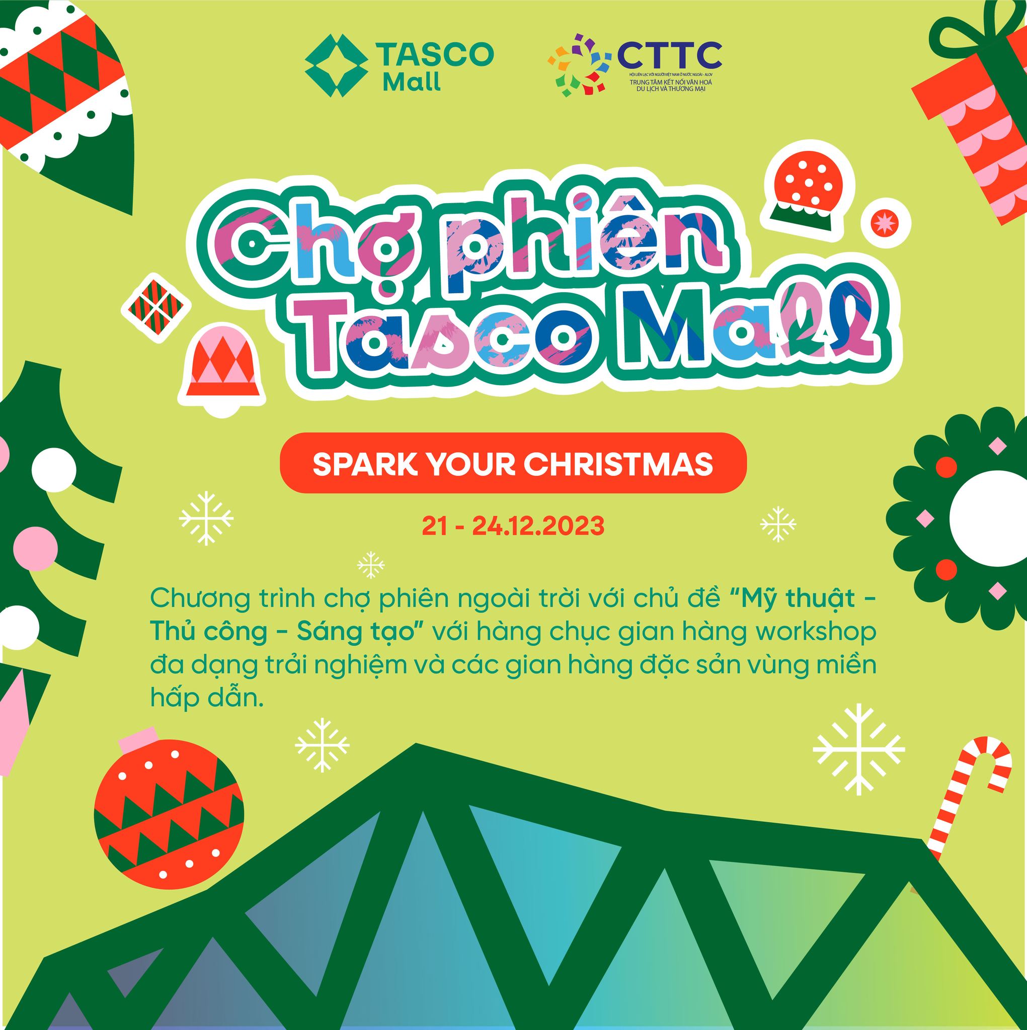 CHỢ PHIÊN TASCO MALL - SPARK YOUR CHRISTMAS