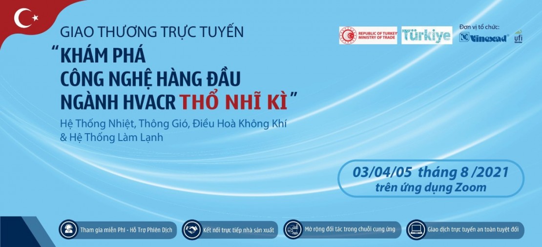 HVARC Online - Giao thương trực tuyến với 12 Nhà sản xuất Thổ Nhĩ Kỳ Đăng ký