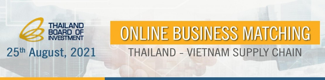 Online Business Matching Thailand - Vietnam Supply Chain Đăng ký