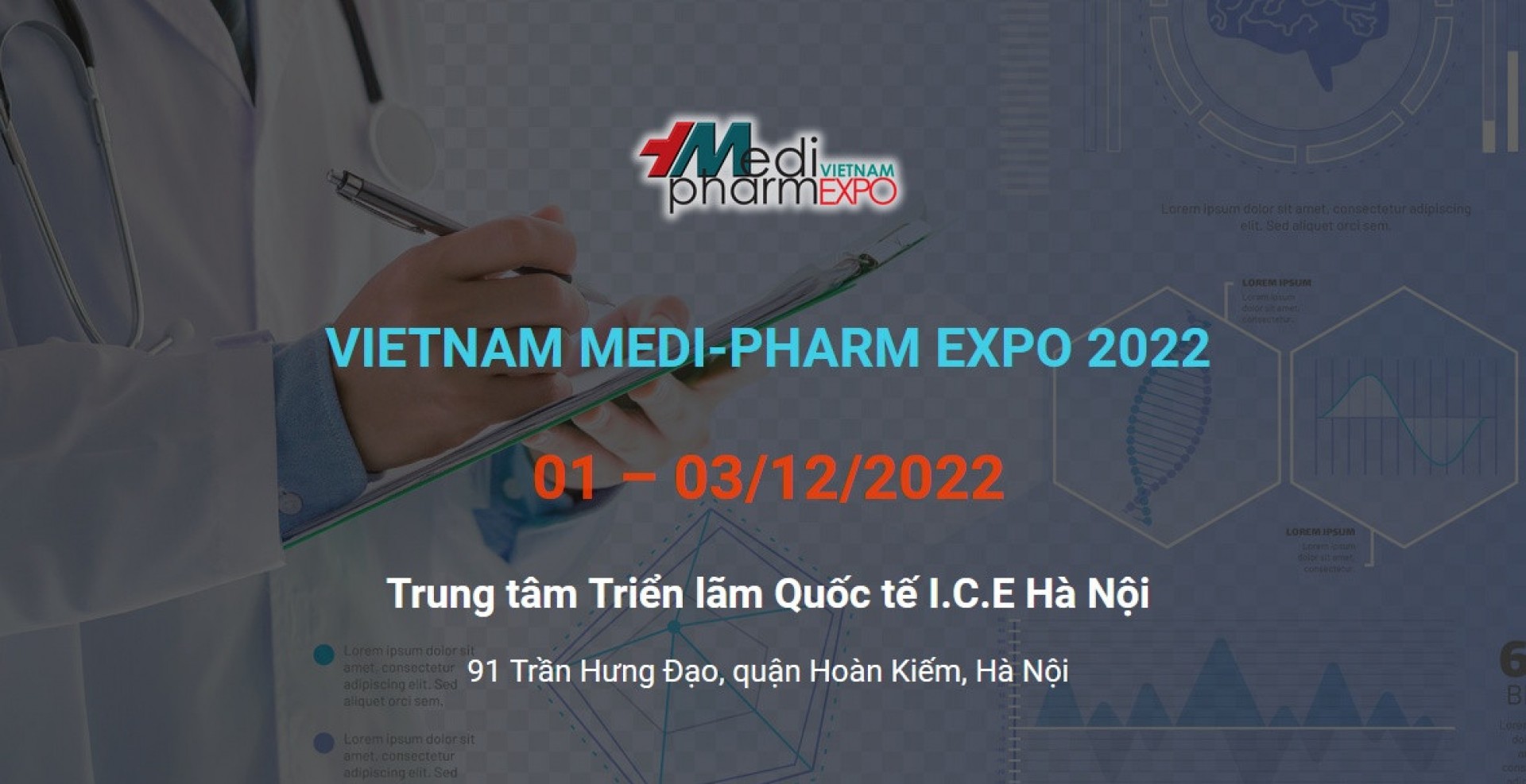 Vietnam Medipharm Expo 2022 - Triển lãm Quốc tế chuyên ngành Y Dược tại Hà Nội Đăng ký