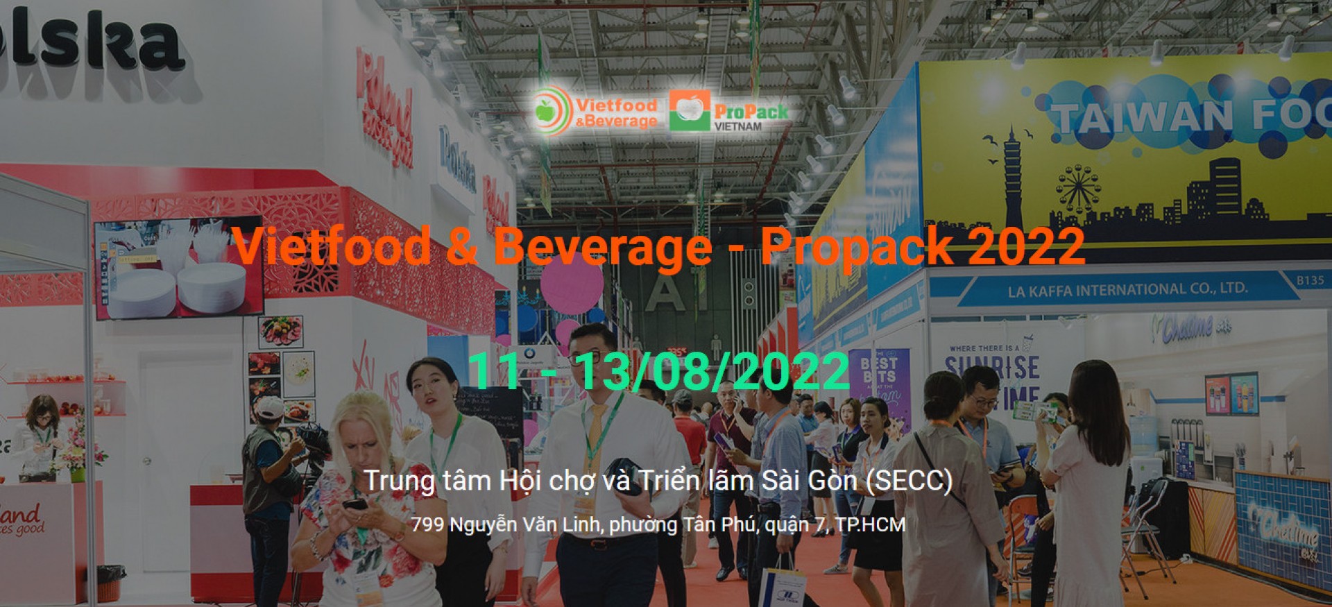 Vietfood & Beverage - Propack HCM 2022: Triển lãm Quốc tế Thực phẩm và Đồ uống Việt Nam Đăng ký