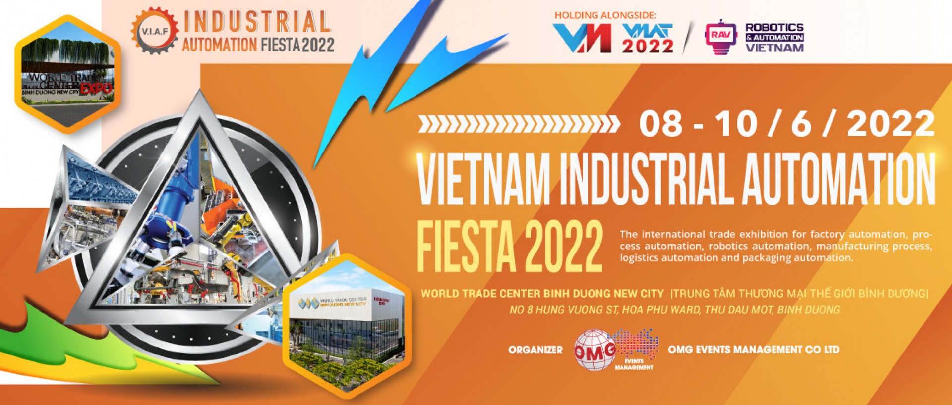 VIAF Bình Dương 2022 - Triển lãm Tự động hóa Công nghiệp Việt Nam Đăng ký