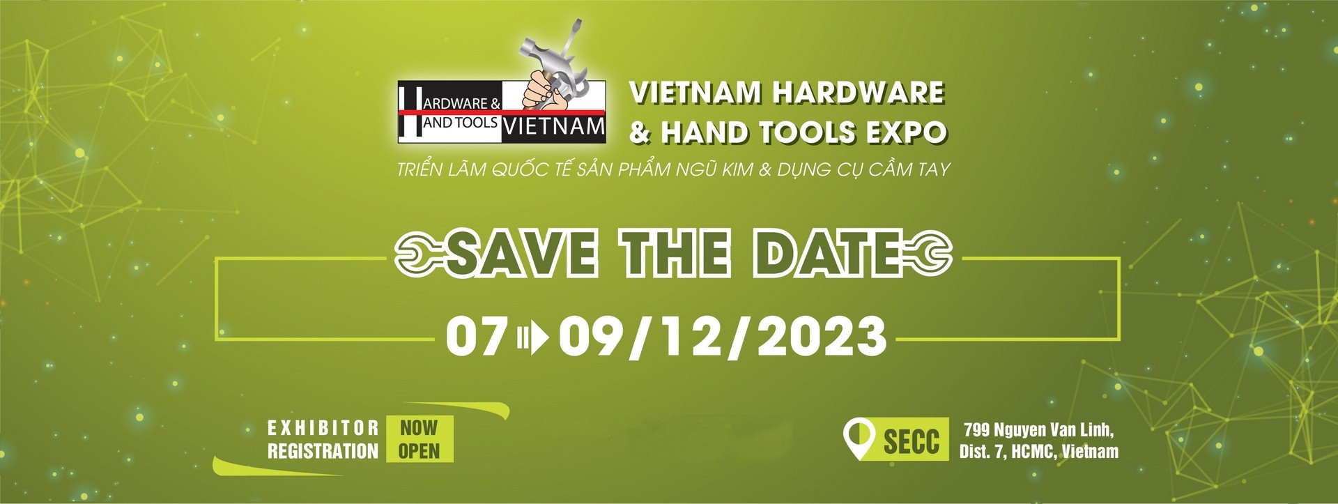 Vietnam Hardware & Hand Tools Expo 2023 - Triển lãm Quốc tế Sản phẩm Ngũ kim & Dụng cụ Cầm tay Đăng ký