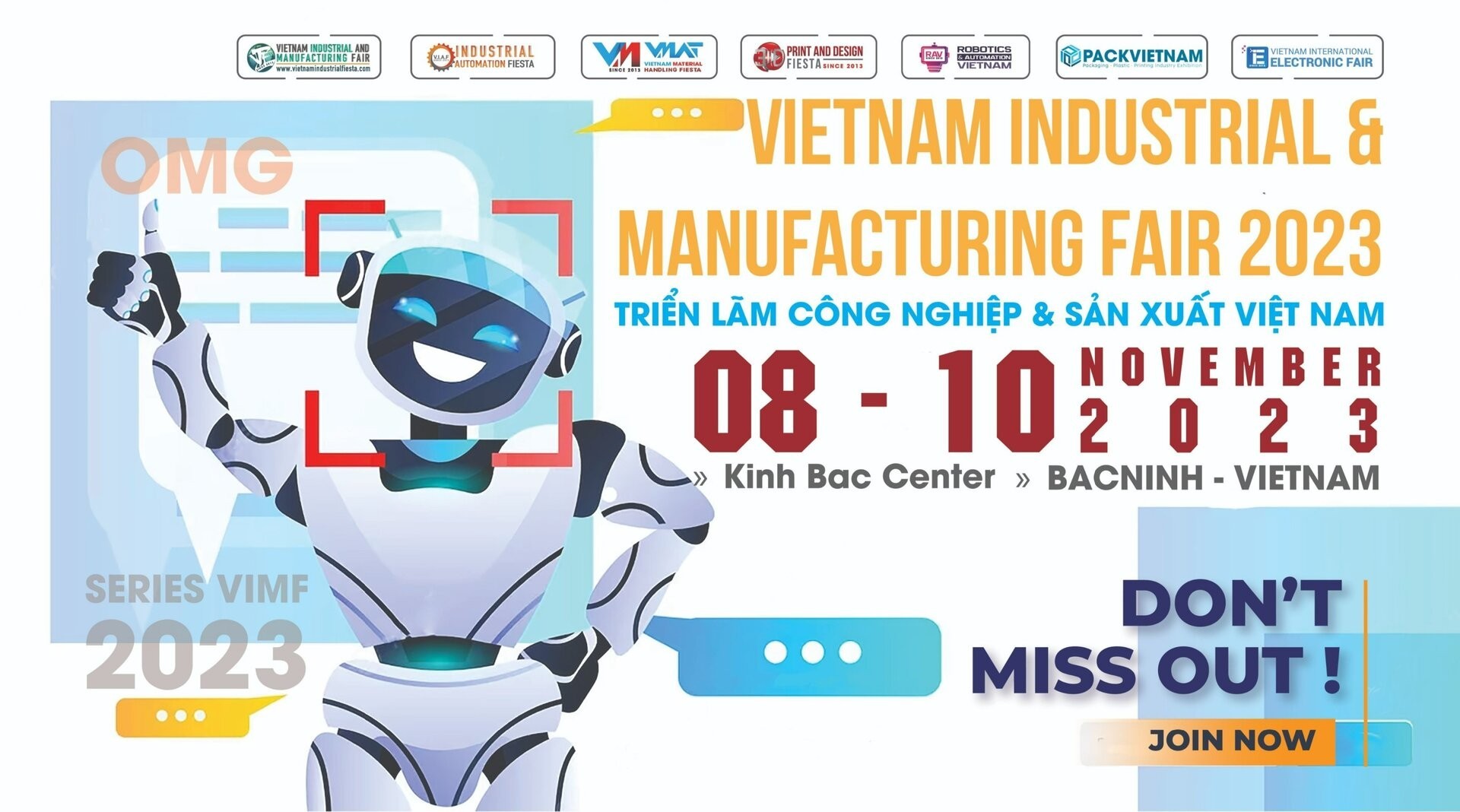 VIMF Bac Ninh 2023 - Triển lãm Công nghiệp và Sản xuất Việt Nam Đăng ký