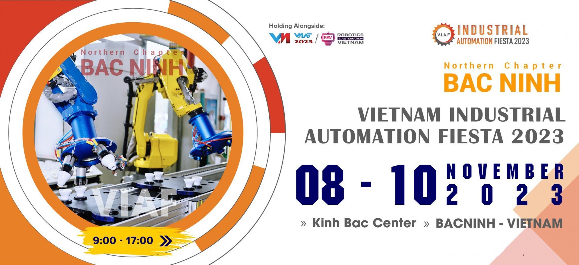 VIAF Bac Ninh 2023 - Triển lãm Quốc tế Tự động hóa Công nghiệp Việt Nam Đăng ký