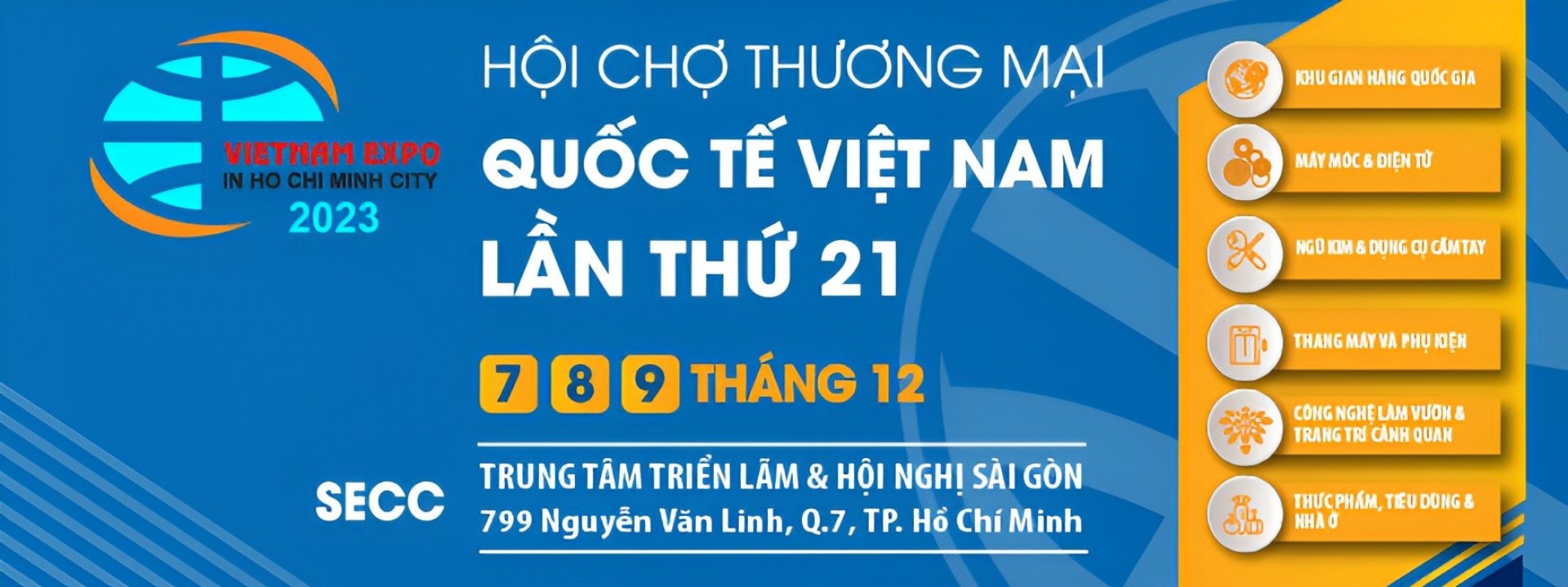 Vietnam Expo HCM 2023 - Hội chợ Thương mại Quốc tế Việt Nam Đăng ký