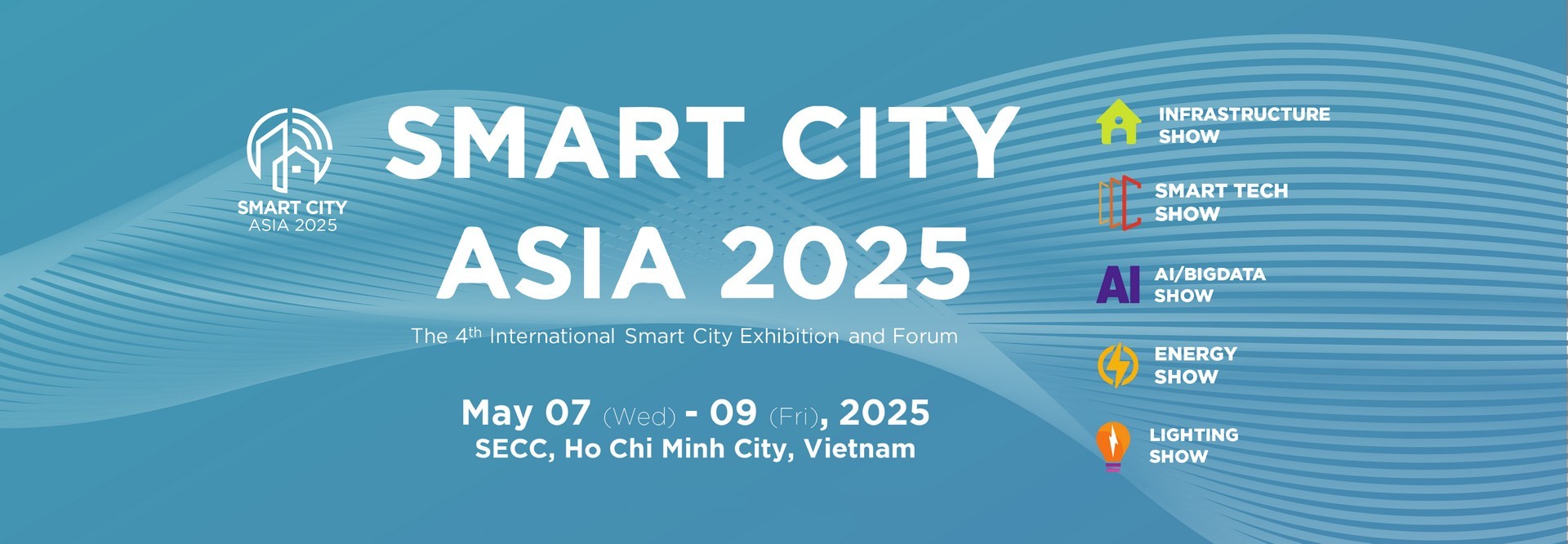 Smart City Asia 2025 - Triển lãm Thành phố Thông minh Châu Á