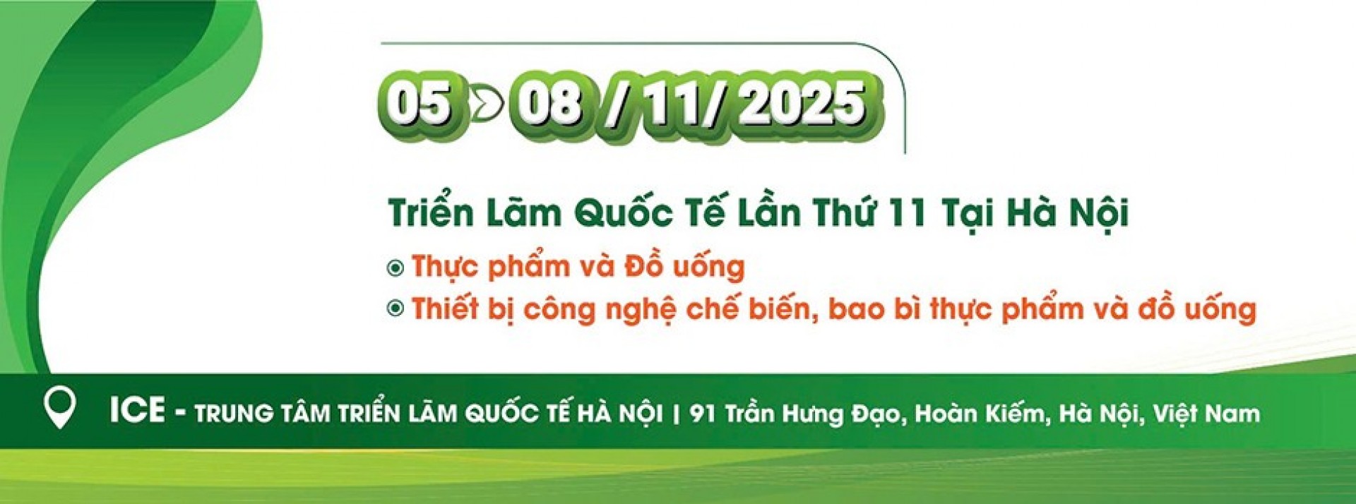 VietFood & Beverage Hanoi 2025 - Triển lãm Quốc tế Thực phẩm và Đồ uống Việt Nam Đăng ký