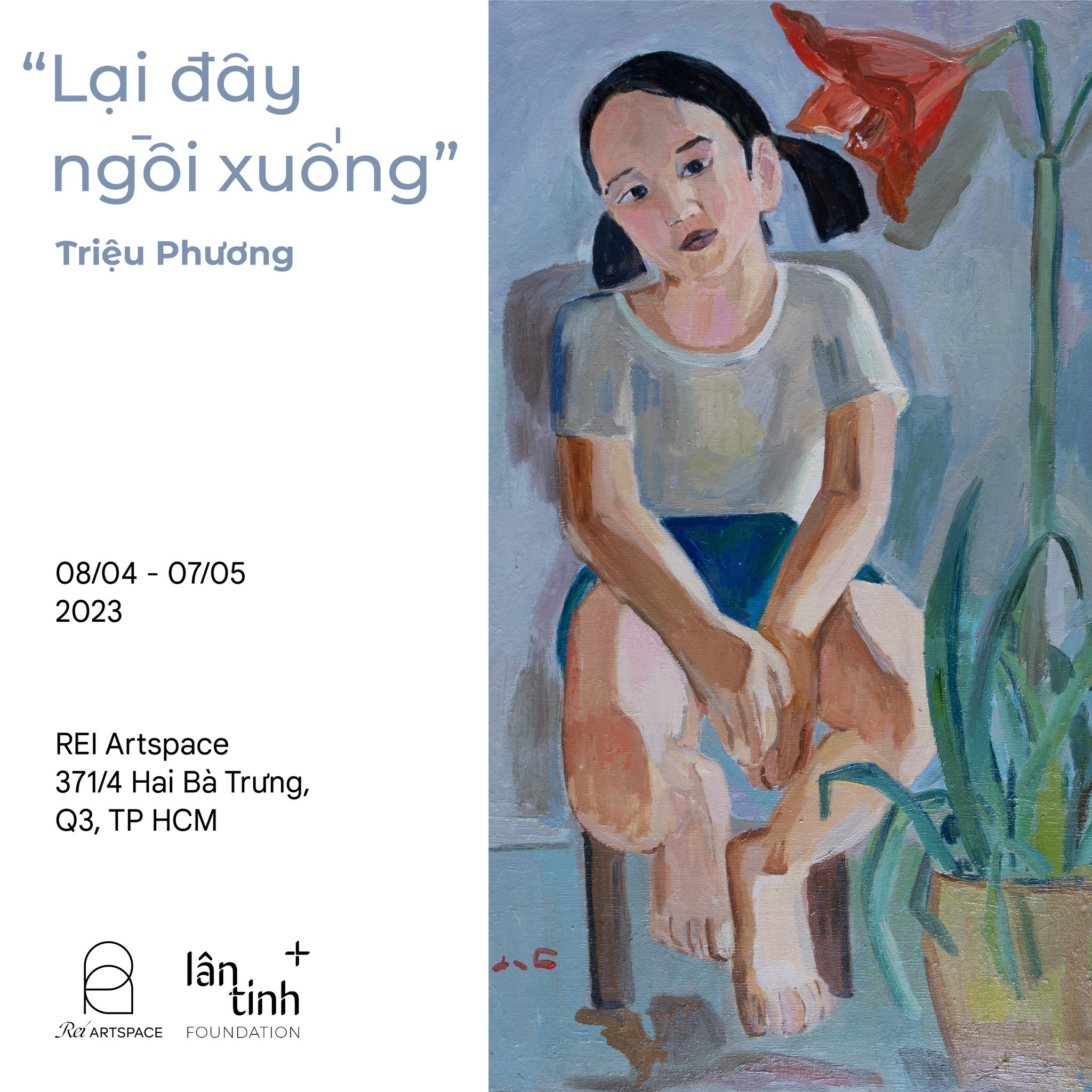 Lại đây ngồi xuống l Sit here with me | Solo exhibition by Trieu Phuong