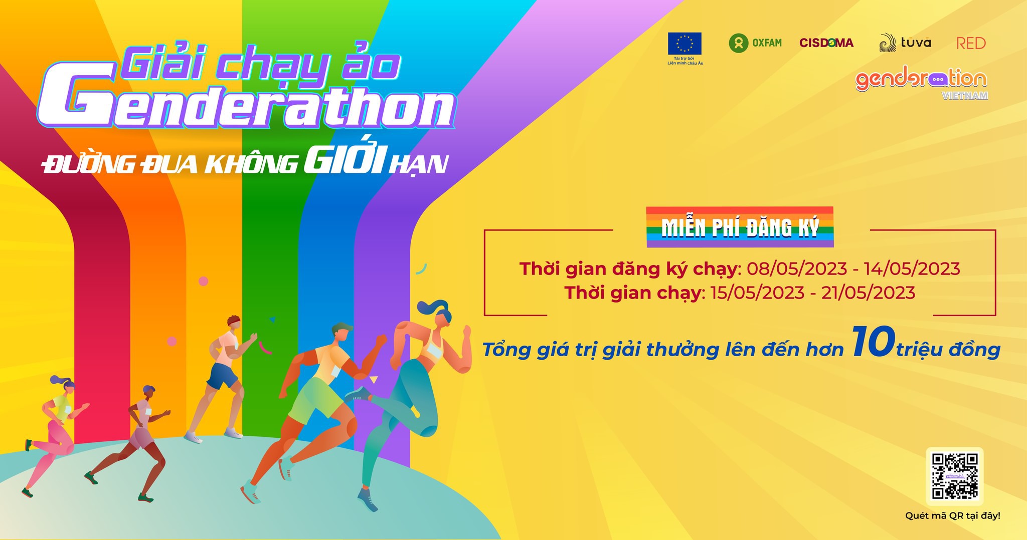 Giải Chạy Ảo Genderathon - Đường Đua Không Giới Hạn 2023