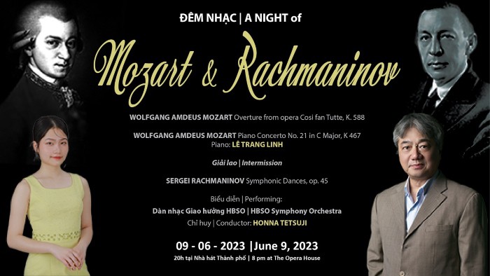 Đêm nhạc Mozart & Rachmaninov