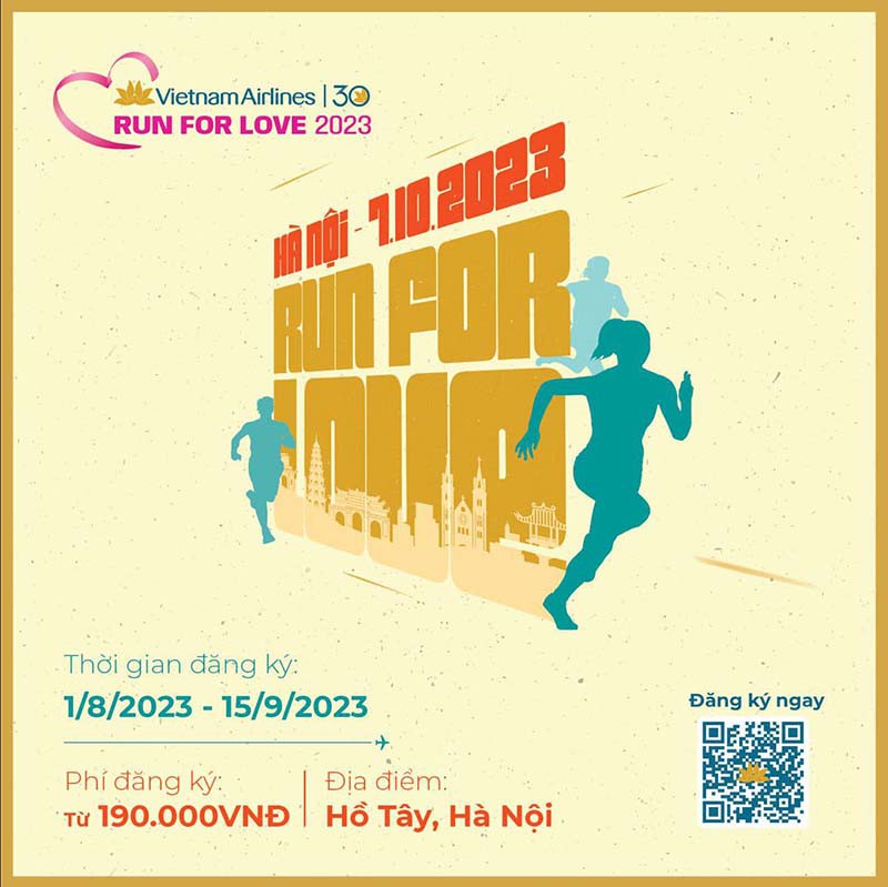 Giải chạy Vietnam Airlines - Run for Love 2023