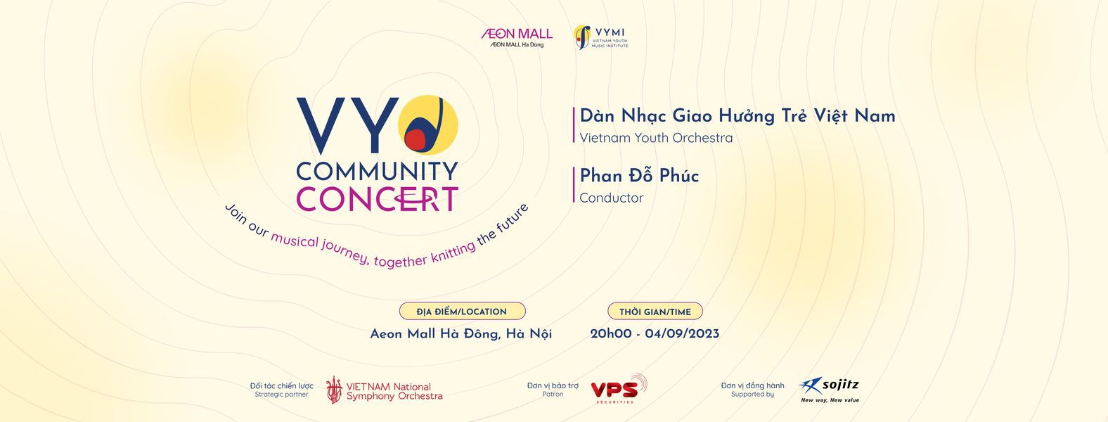 Hòa nhạc VYO Community Concert 2023: Join our musical journey, together knitting the future