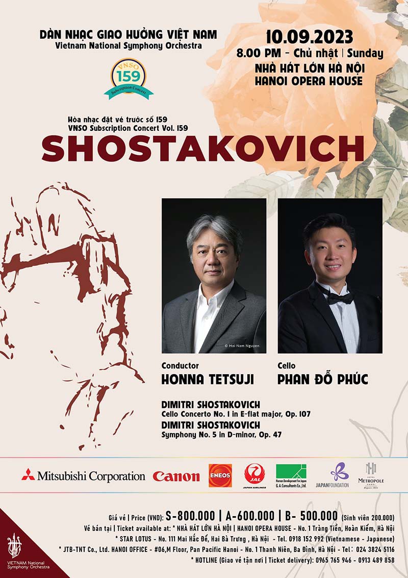 Hòa nhạc đặt vé trước số 159 - SHOSTAKOVICH Night - Subscription Concert Vol. 159