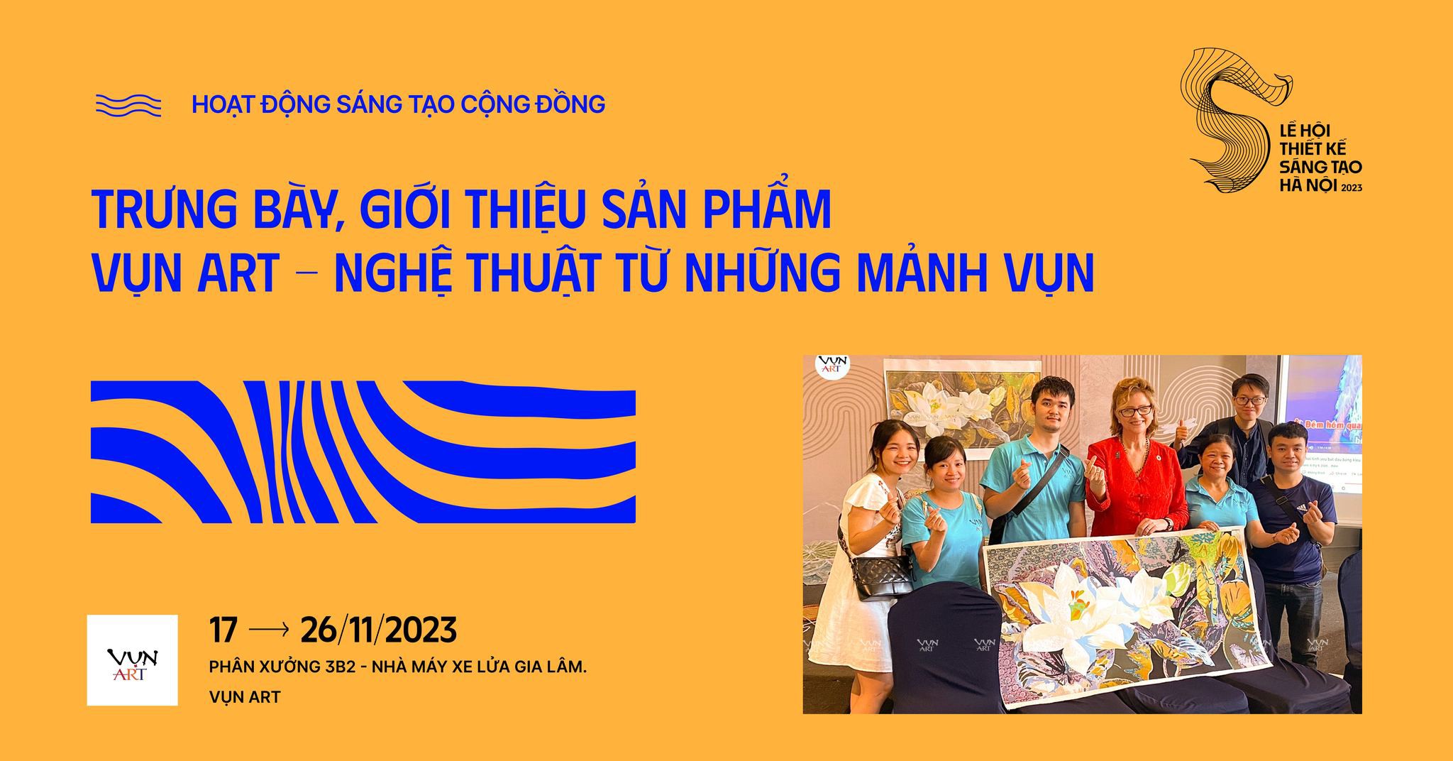 Trưng bày, giới thiệu sản phẩm: Vụn Art – Nghệ thuật từ những mảnh vụn