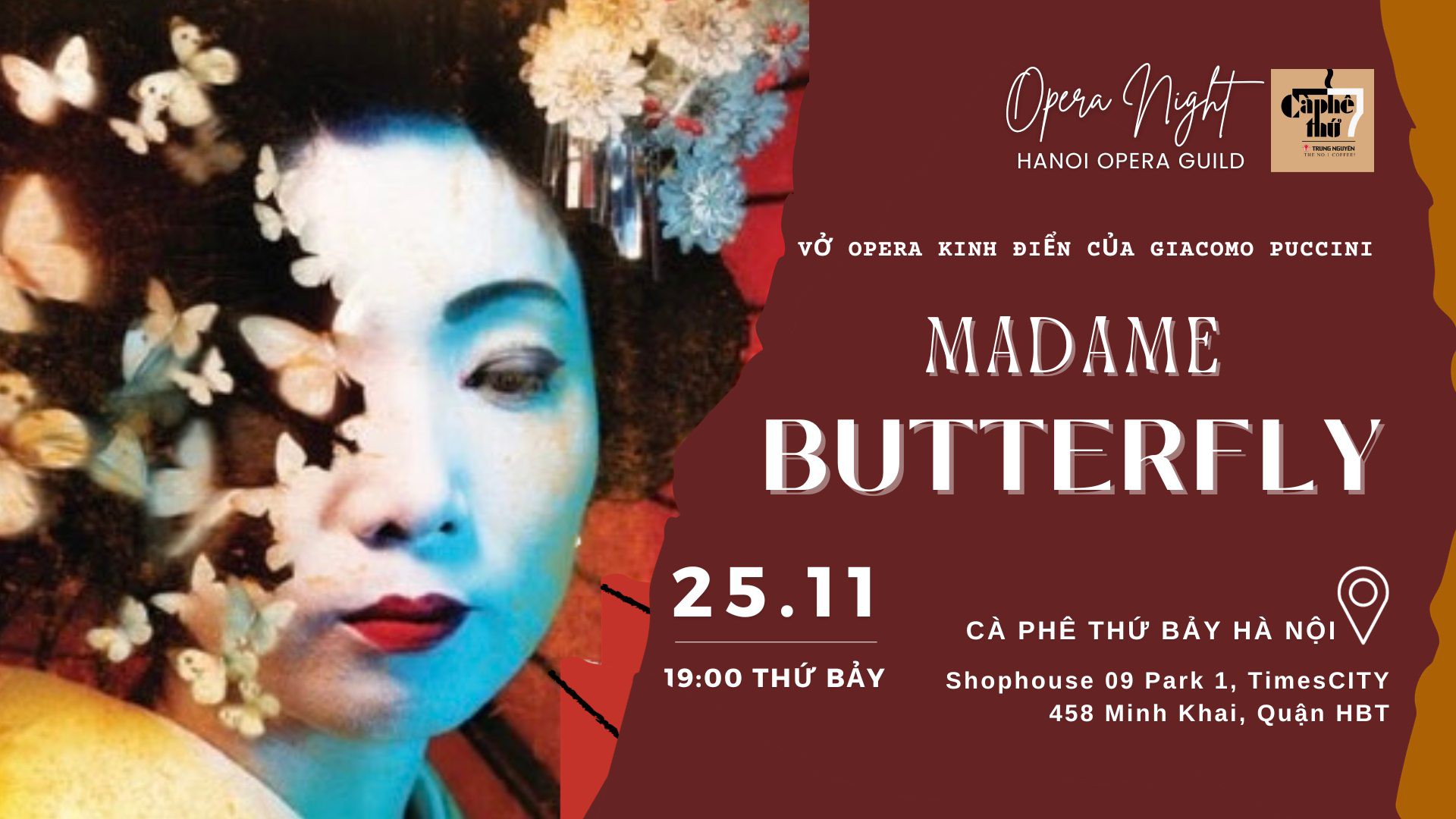 Operna night in November: NHẠC OPERA CỦA GIACOMO PUCCINI: MADAME BUTTERFLY