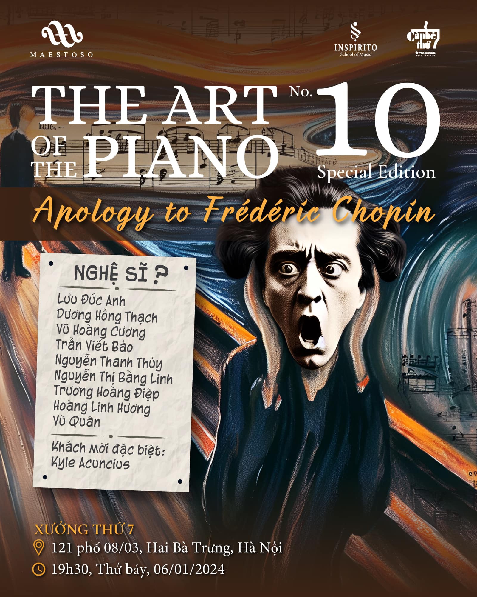 Chương trình THE ART OF THE PIANO NO.10 - SPECIAL EDITION - APOLOGY TO FRÉDÉRIC CHOPIN