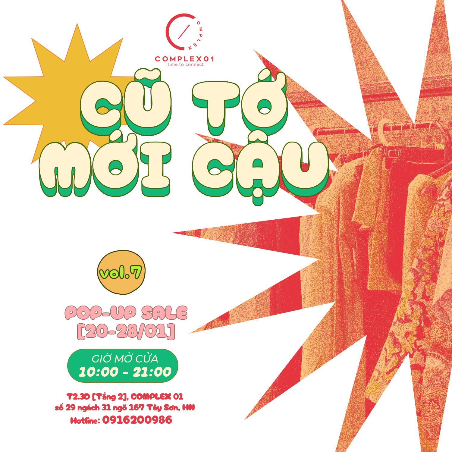 Hội chợ cũ tớ mới cậu VOL7: POP UP SALE