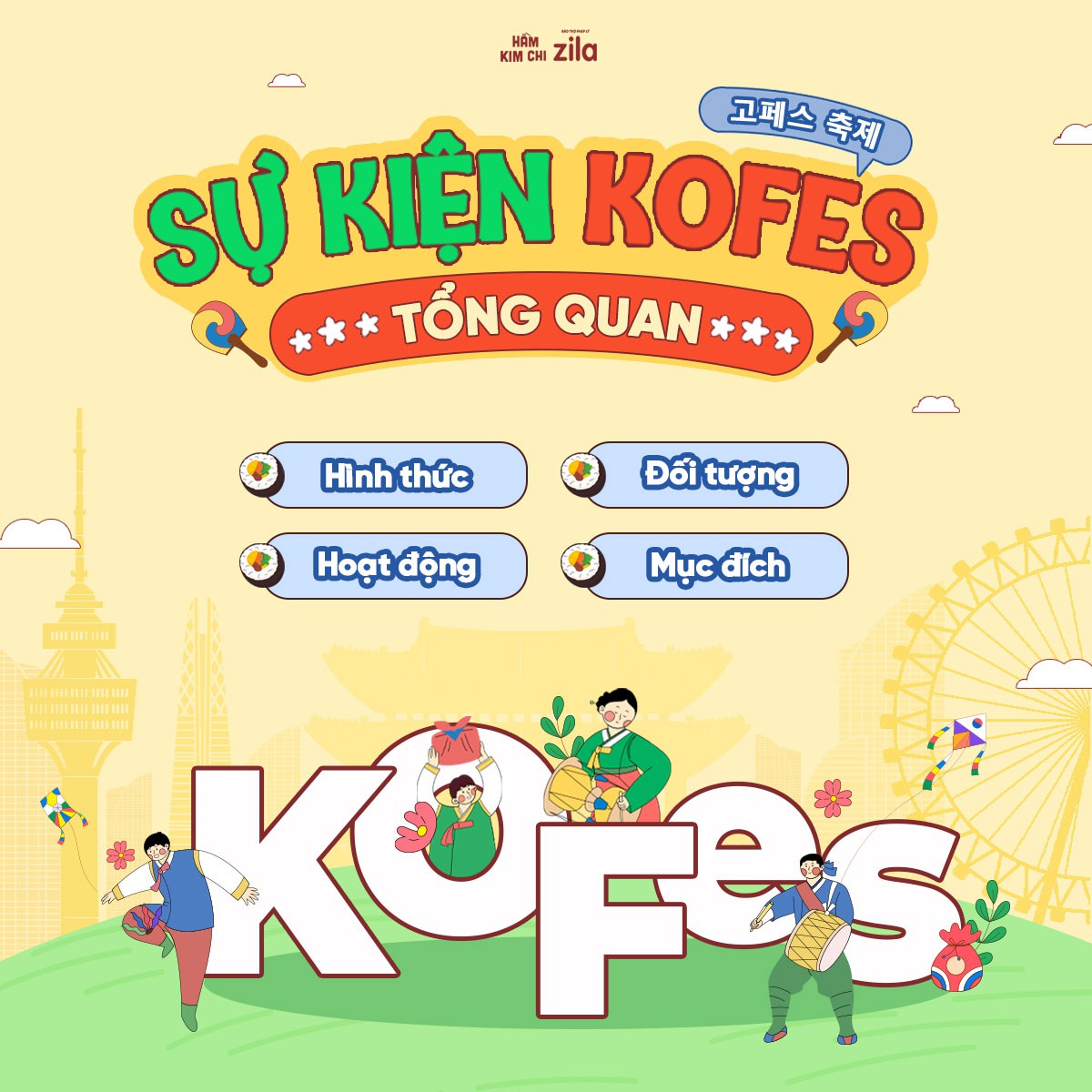 KOfes - Hội chợ giao lưu văn hóa Hàn Quốc đầu tiên của hầm kim chi.