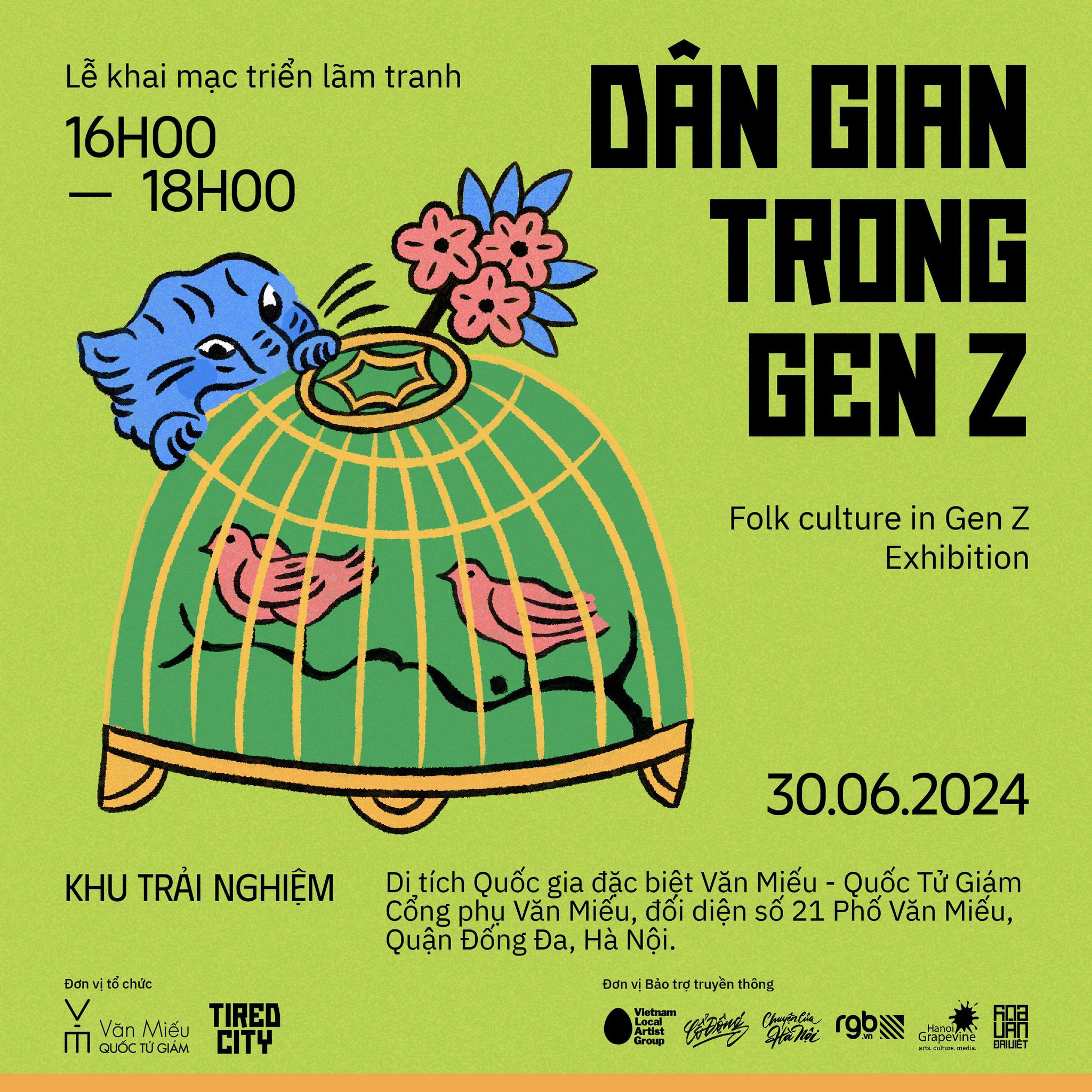 Triển Lãm Tranh “Dân Gian Trong Gen Z” 2024