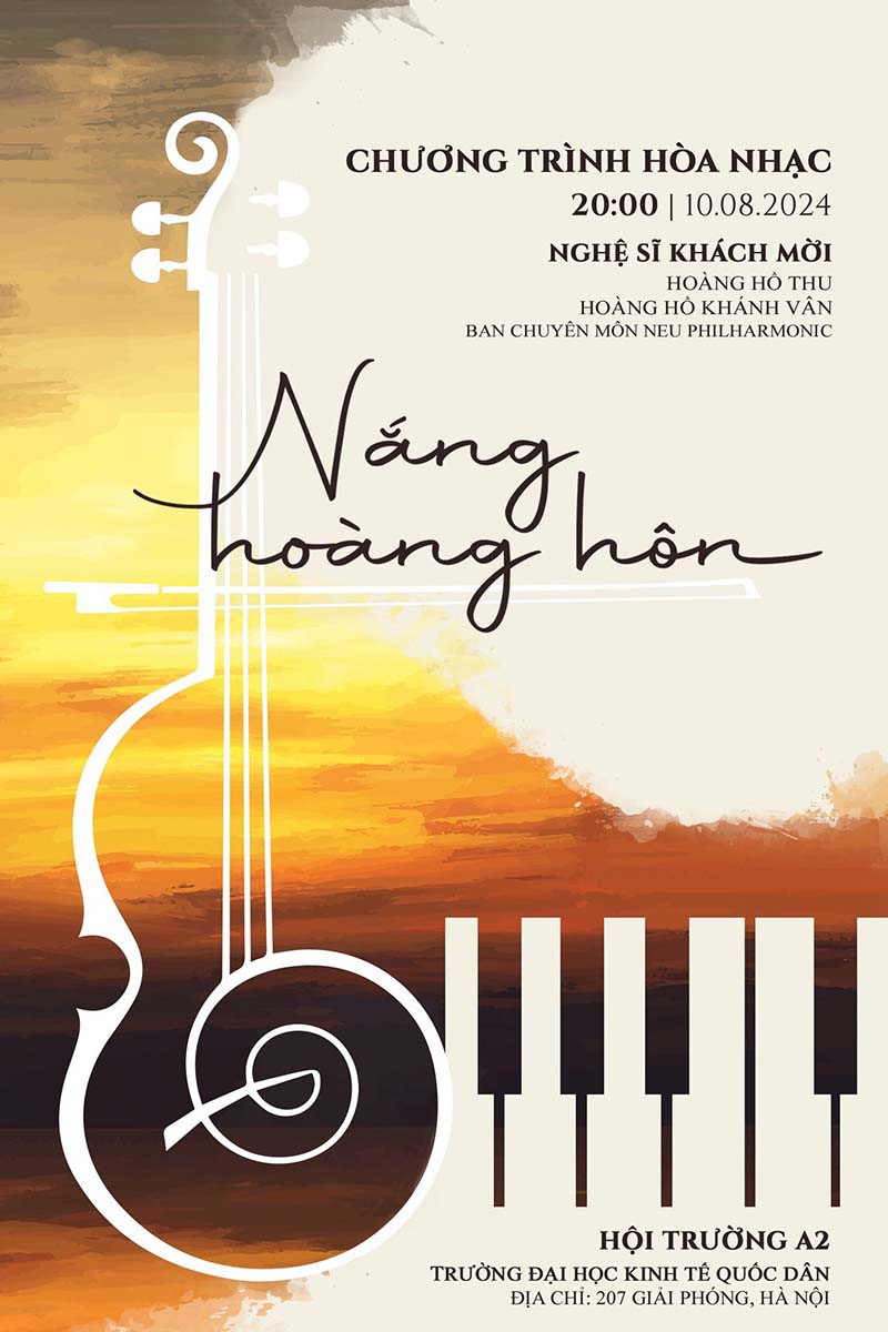 Chương trình hòa nhạc - Nắng Hoàng Hôn 2024