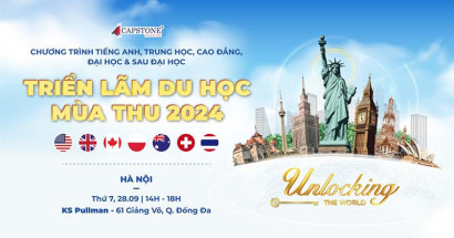 Triển lãm Du học Quốc tế mùa thu 2024 tại Hà Nội - Ngày 28/09