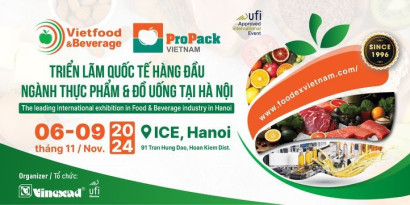 Triển lãm quốc tế Vietfood & Beverage - Propack 2024 tại Hà Nội