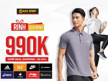 MAXXSPORT | NHẬN QUÀ ĐỈNH TỚI 990.000VNĐ VÀ ƯU ĐÃI TỪ 20-50%