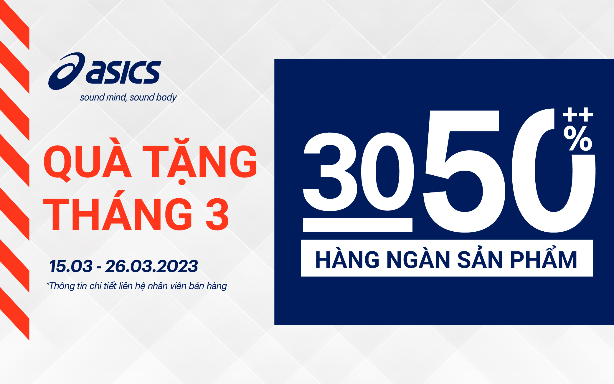 SALE 30-50%++ OFF CÙNG ASICS