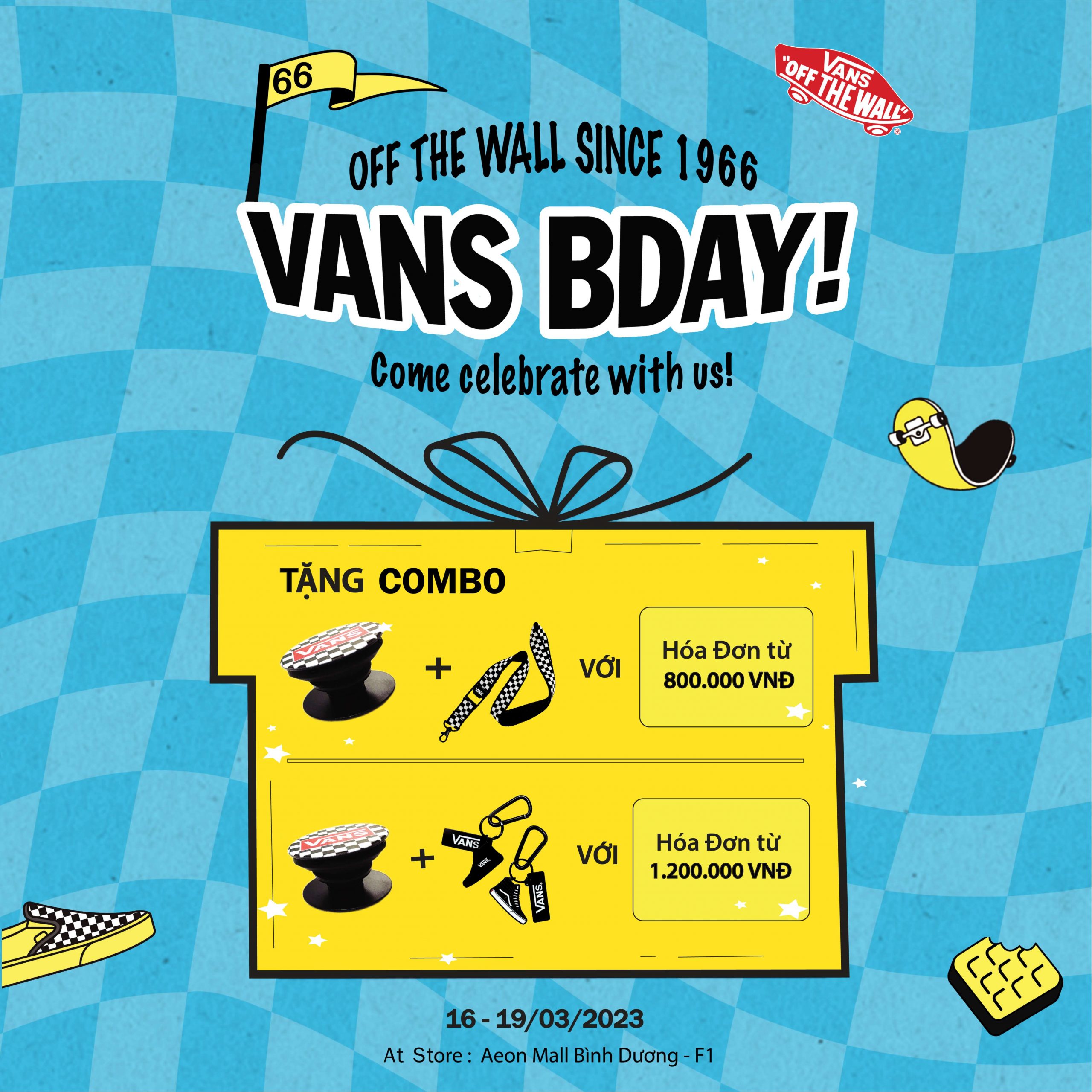 VANS – TƯNG BỪNG VANS BIRTHDAY