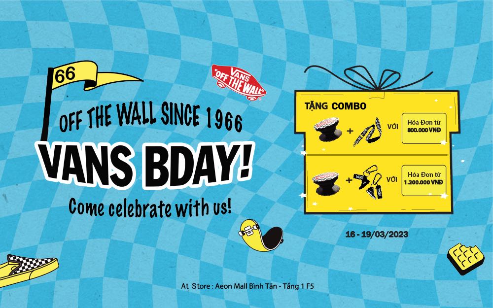 TƯNG BỪNG VANS BIRTHDAY