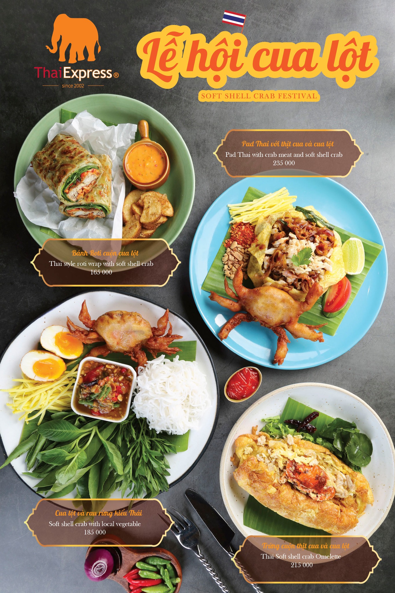 THÁNG 3 cùng THAIEXPRESS chào đón “LỄ HỘI CUA LỘT”