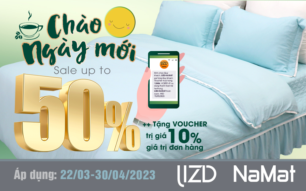 CHÀO NGÀY MỚI SALE UP TO 50%