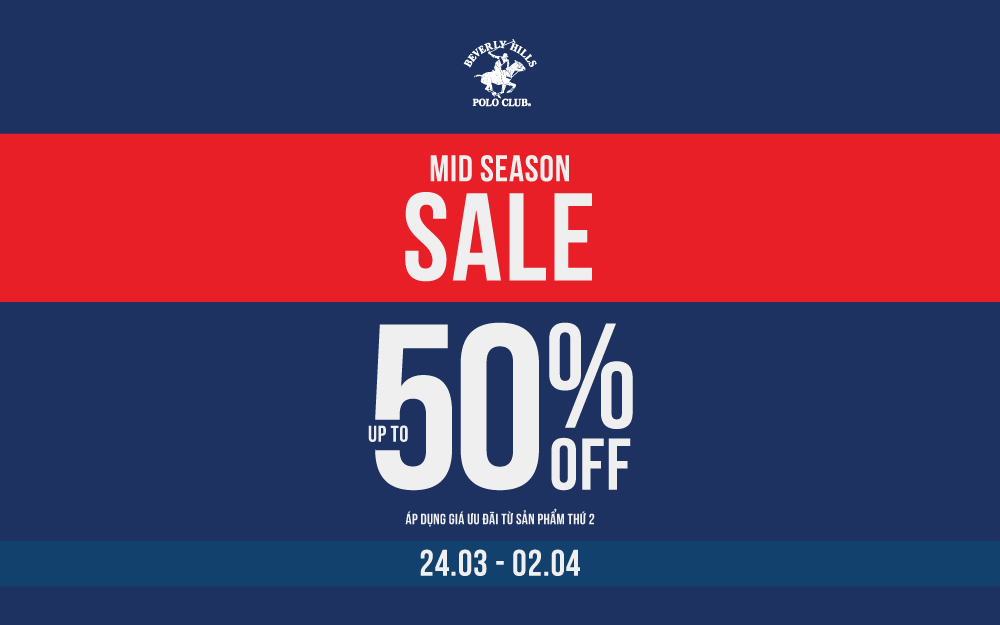 MID SEASON SALE UP TO 50% OFF