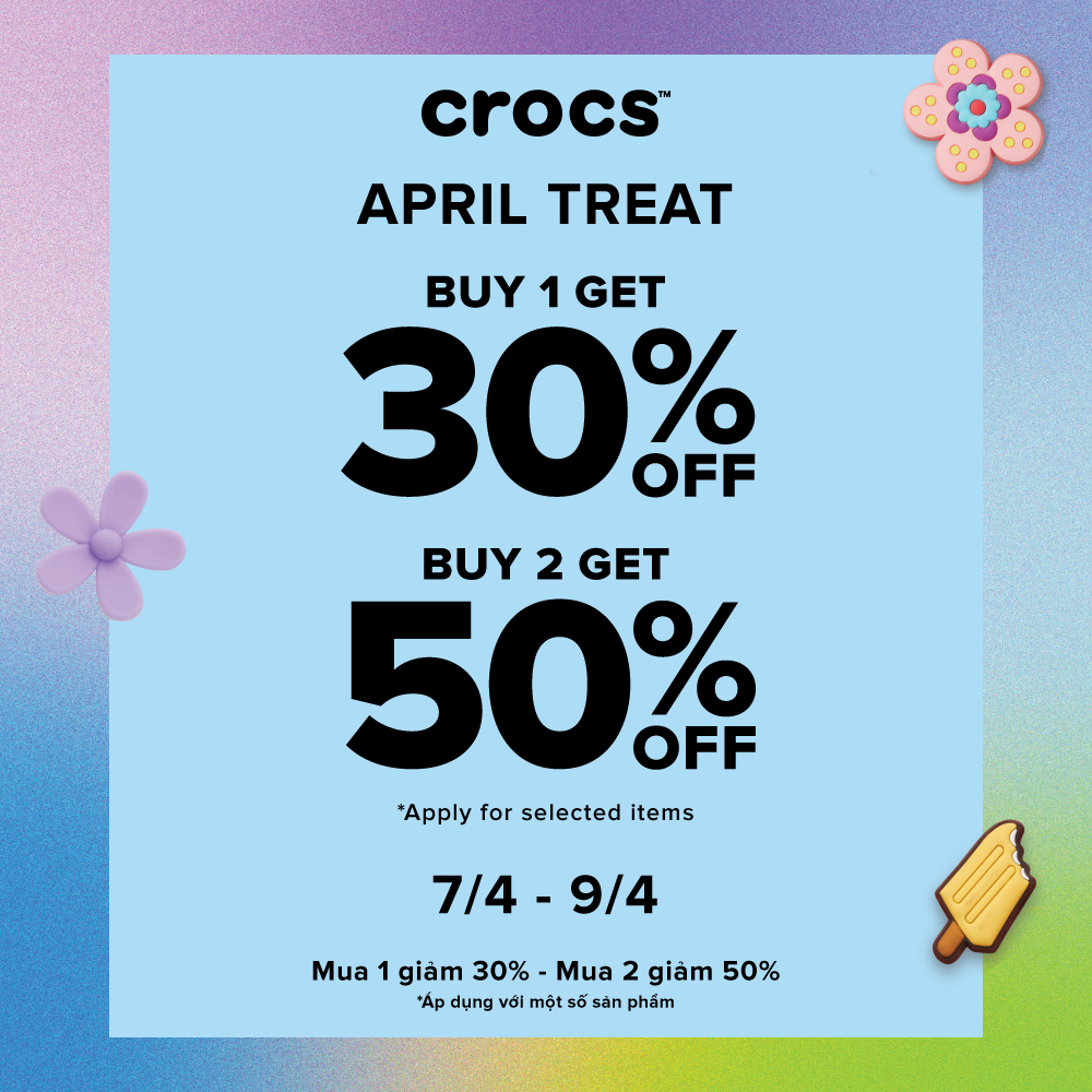 ⚡ƯU ĐÃI CHỚP NHOÁNG TỪ CROCS⚡DEAL CUỐI TUẦN CỰC CĂNG