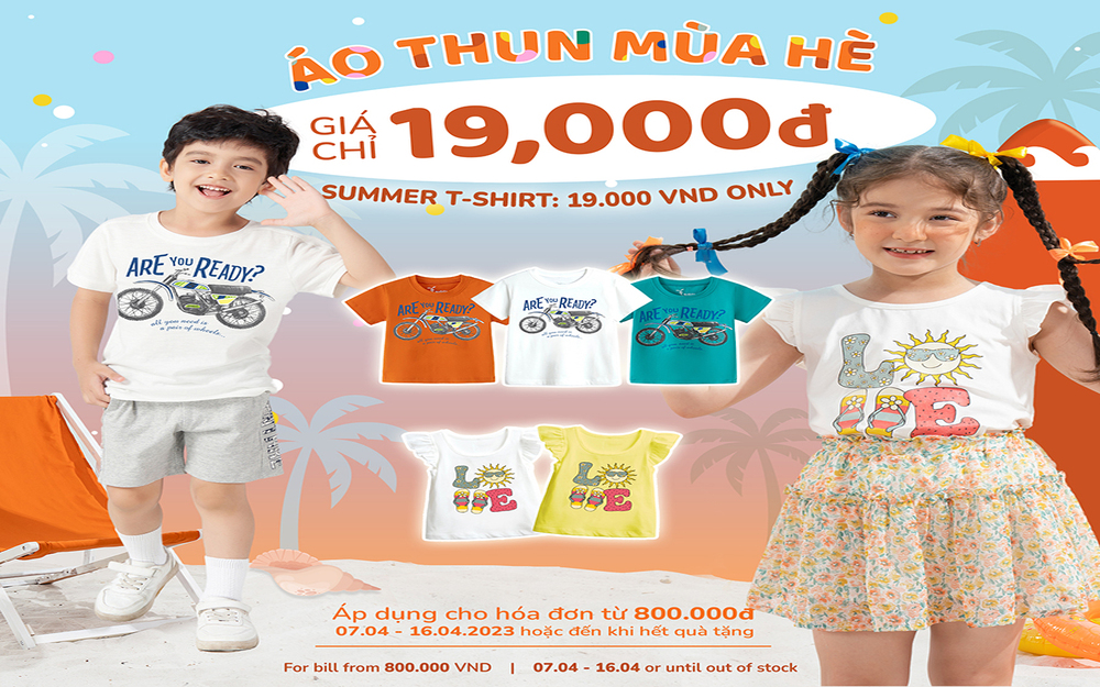 RINH NGAY ÁO THUN HÈ SIÊU XINH GIÁ CHỈ 19.000 ĐỒNG