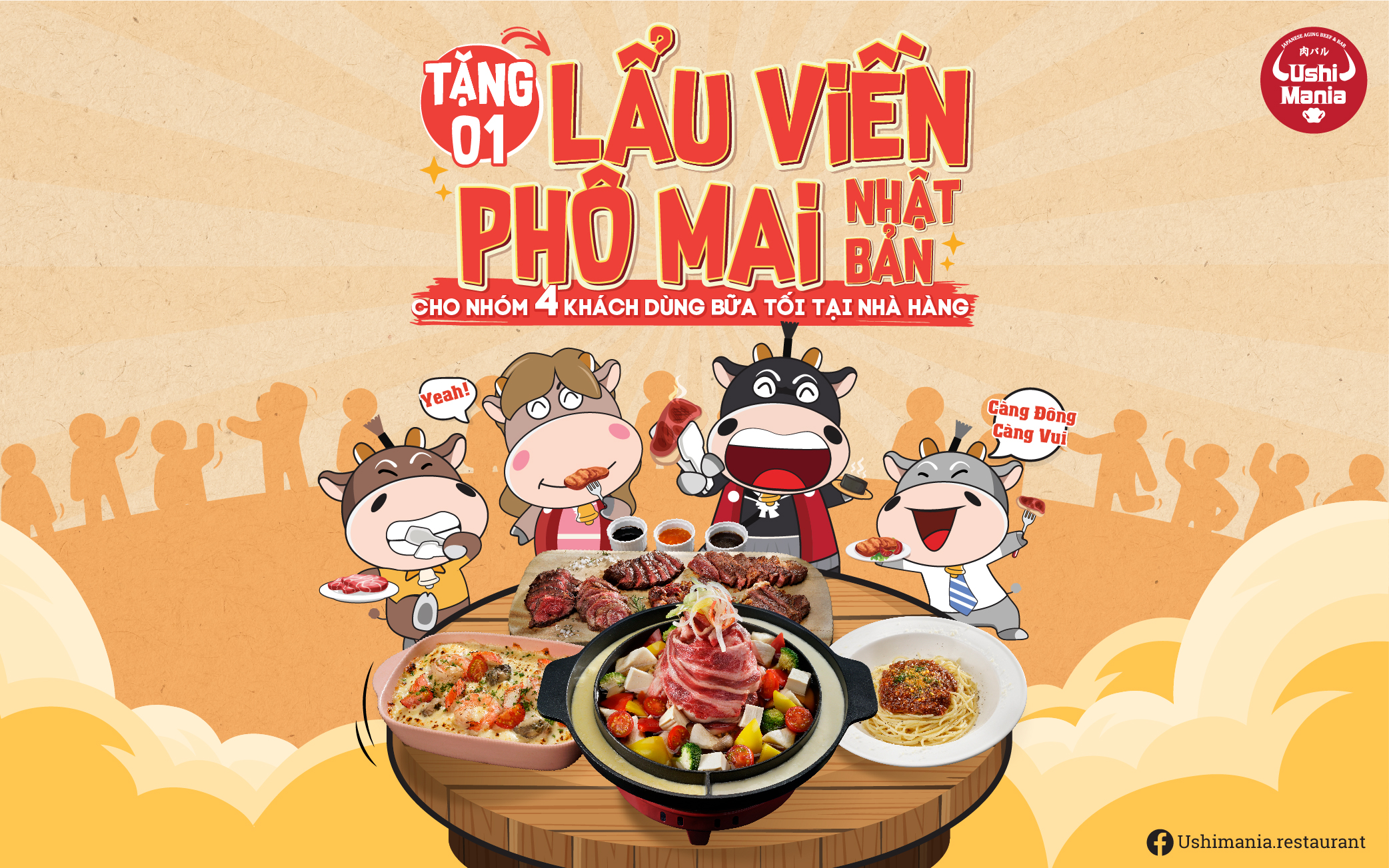 THĂNG HẠNG TIỆC NƯỚNG – THƯỞNG LẨU OĐ TẠI USHI MANIA