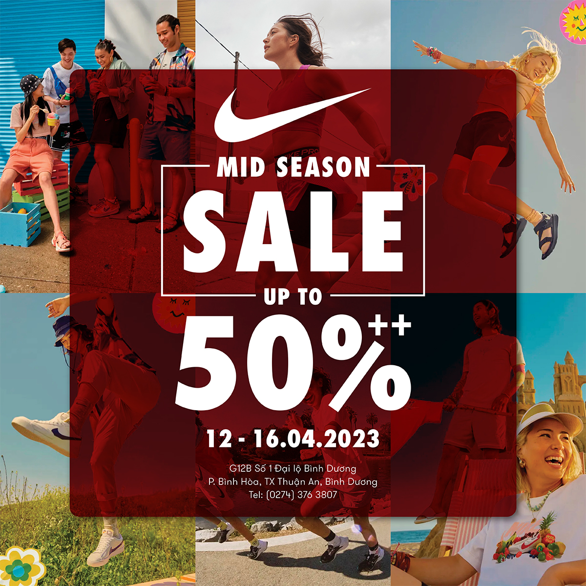 NIKE – MID SEASON SALE UPTO 50%++