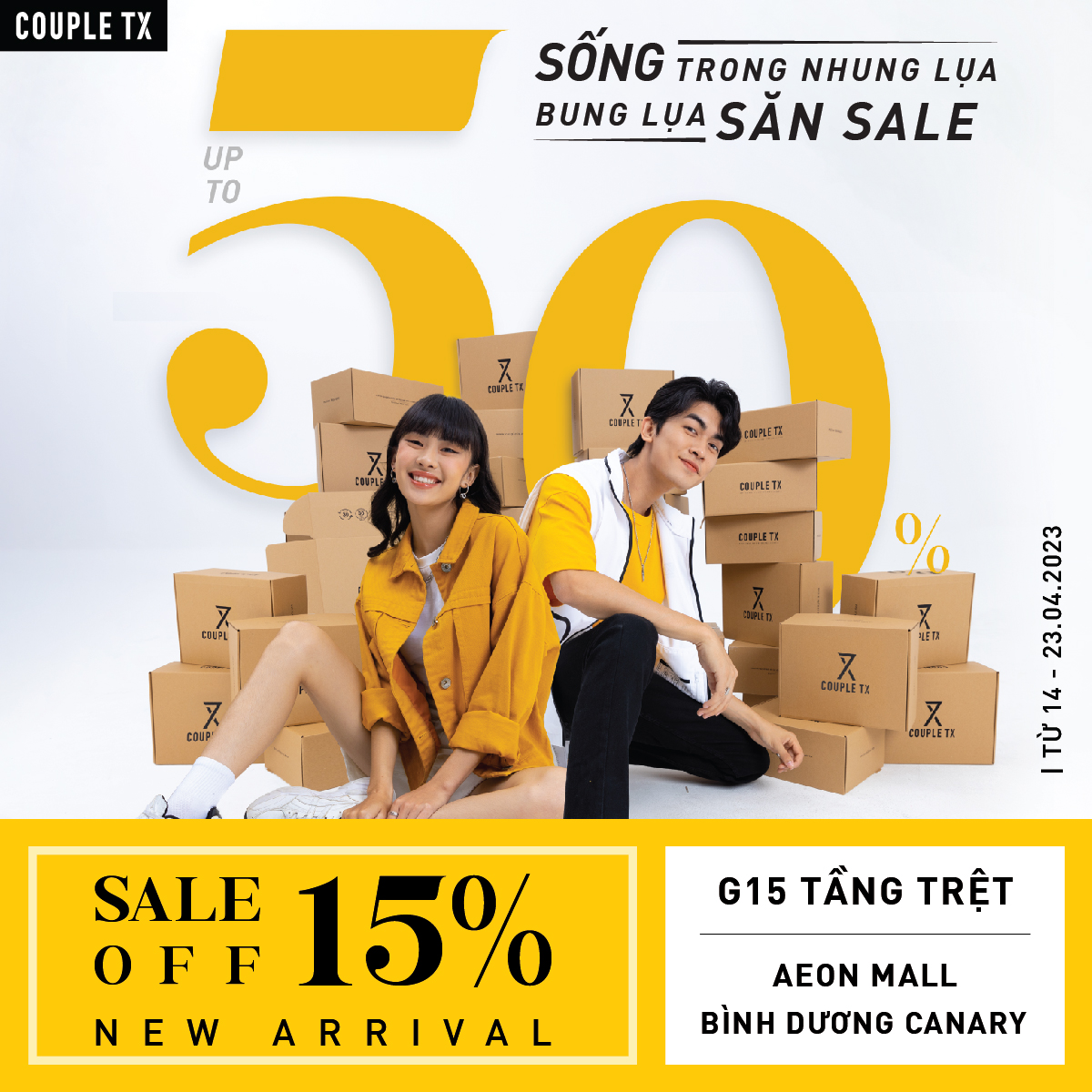 COUPLE TX – BOOMING SALE 2023