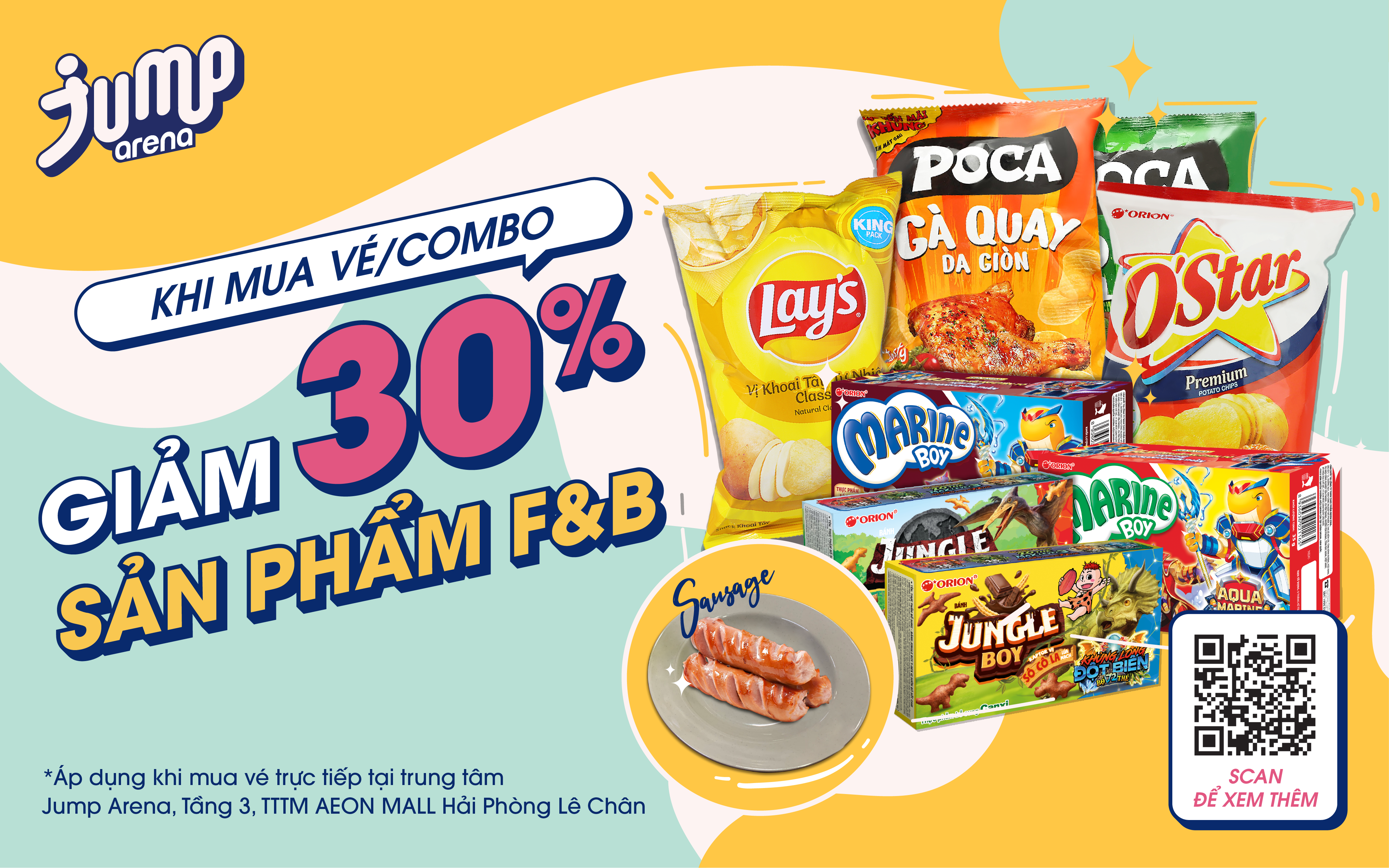 HOT DEAL – GIẢM 30% SẢN PHẨM F&B KHI MUA VÉ/COMBO