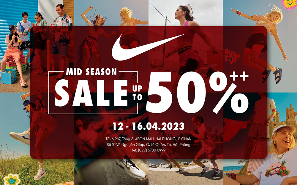 NIKE MID SEASON SALE UPTO 50%++