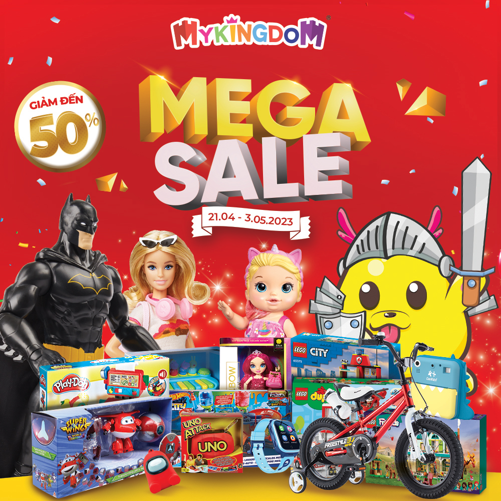 MYKINGDOM – ĐỒ CHƠI SIÊU GIẢM GIÁ LÊN ĐẾN 50%