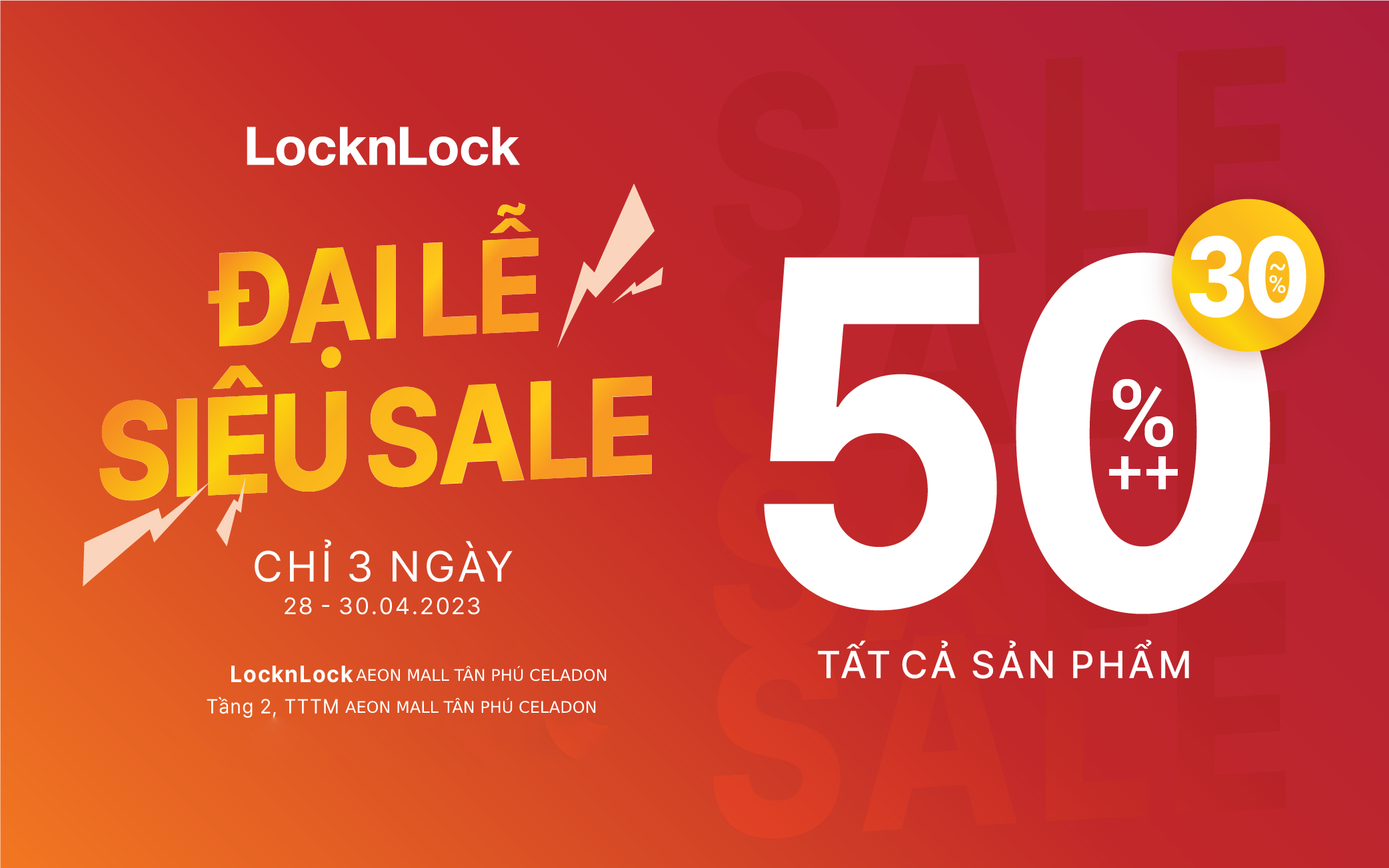 LOẠT DEAL XỊN MỪNG ĐẠI LỄ, ĐẾN LOCKNLOCK RINH NGAY!