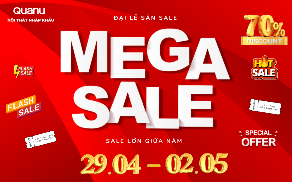 Mega Sale giảm giá lớn tới giữa năm