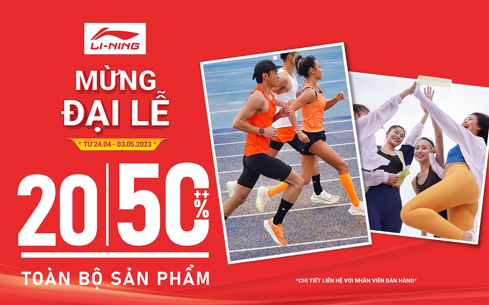 MỪNG ĐẠI LỄ – ĐÓN SIÊU ƯU ĐÃI – 20-50% TOÀN BỘ SẢN PHẨM