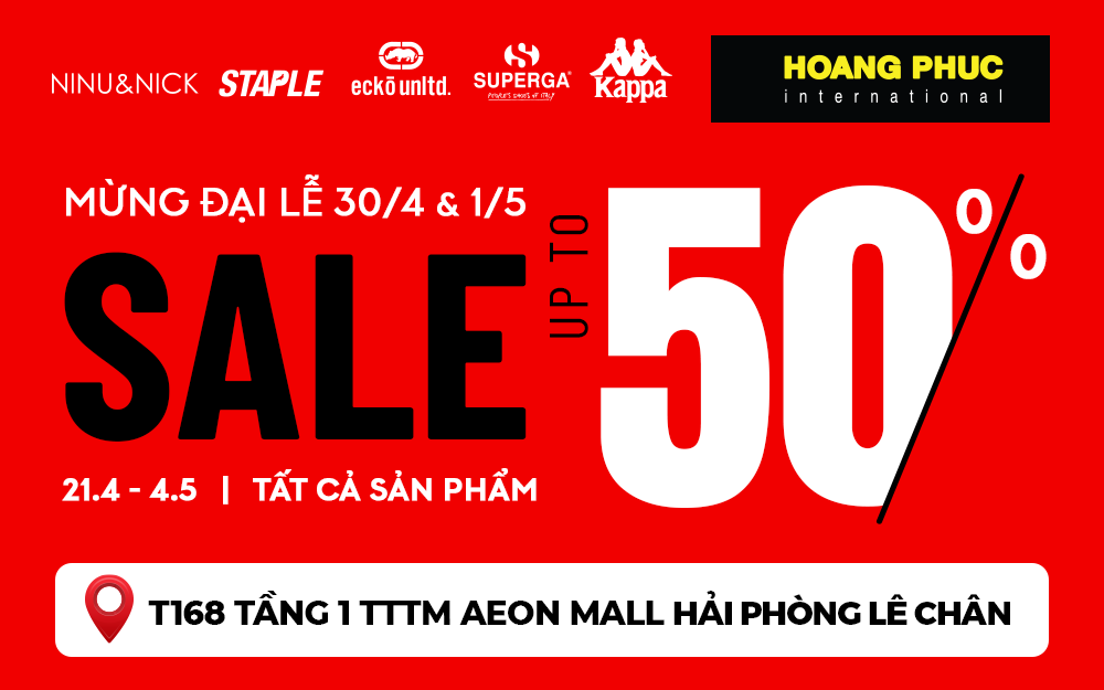 Nghỉ Lễ Dài Ngày – Ghé Hoàng Phúc Ngay! Sale Đến 50% 🔥