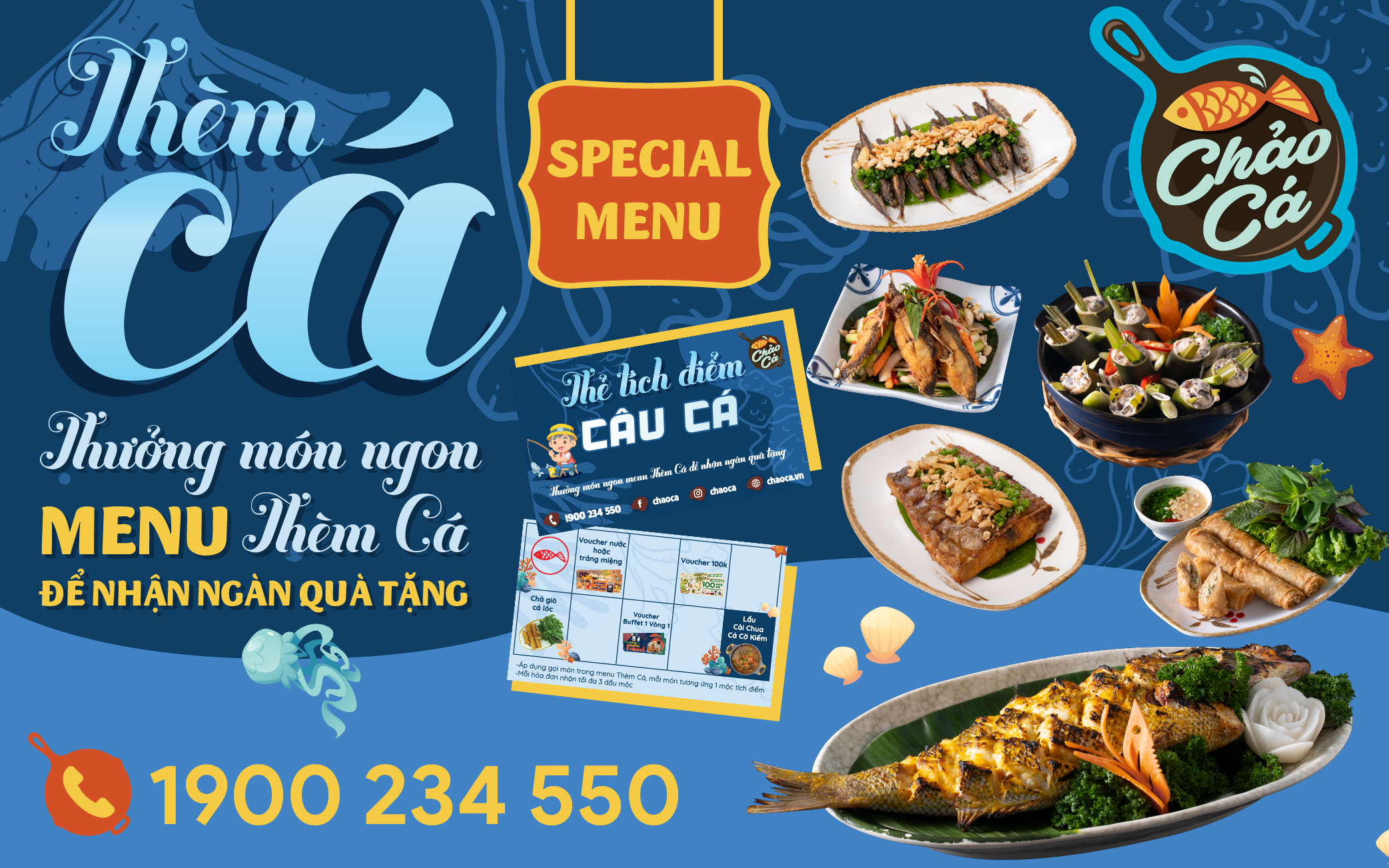 THƯỞNG THỨC MENU ĐẶC BIỆT – THÈM CÁ, NHẬN NGÀN QUÀ TẶNG