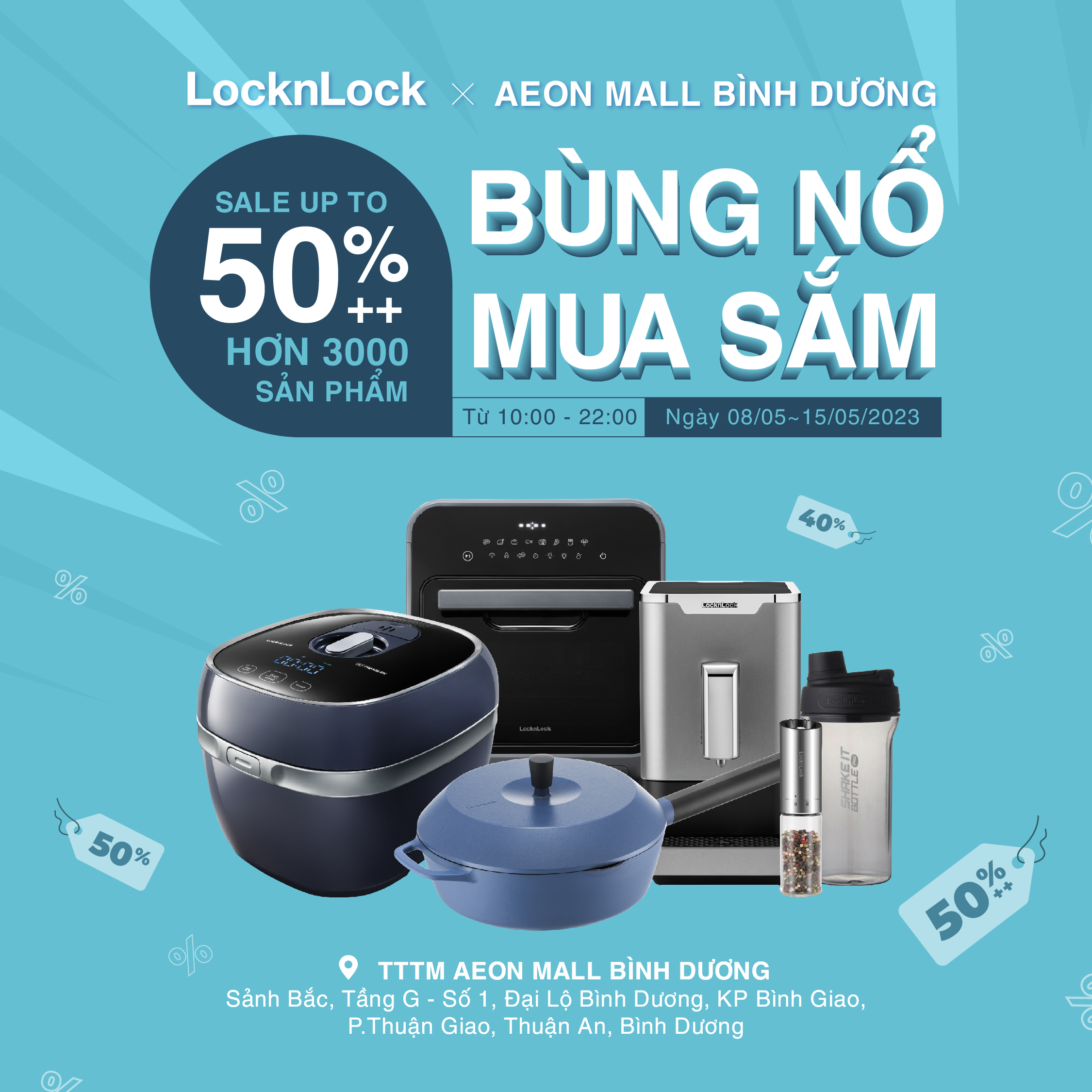 LOCK&LOCK – BÙNG NỔ MUA SẮM