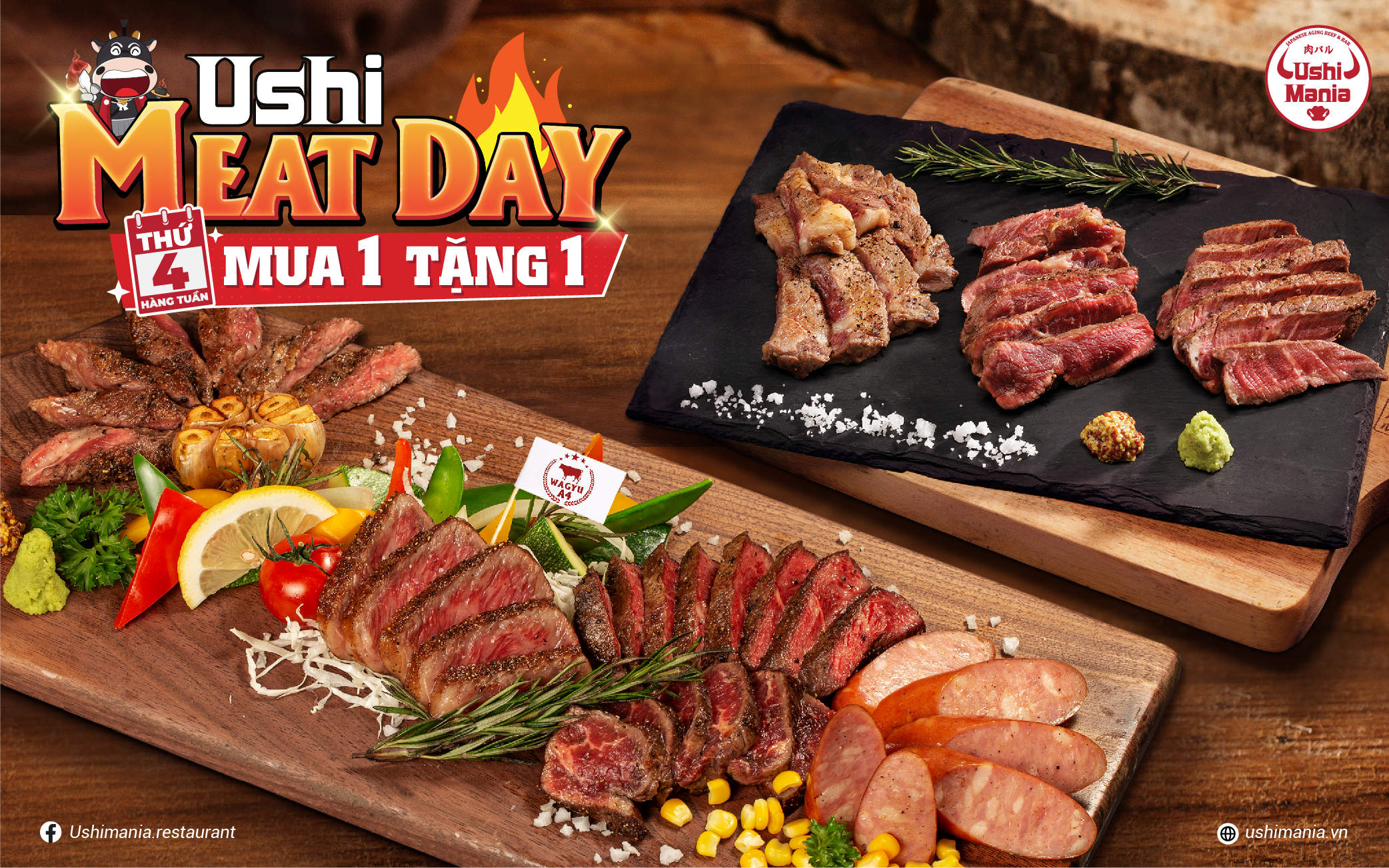 USHI MEAT DAY – MUA 1 TẶNG 1 THỨ 4 HÀNG TUẦN