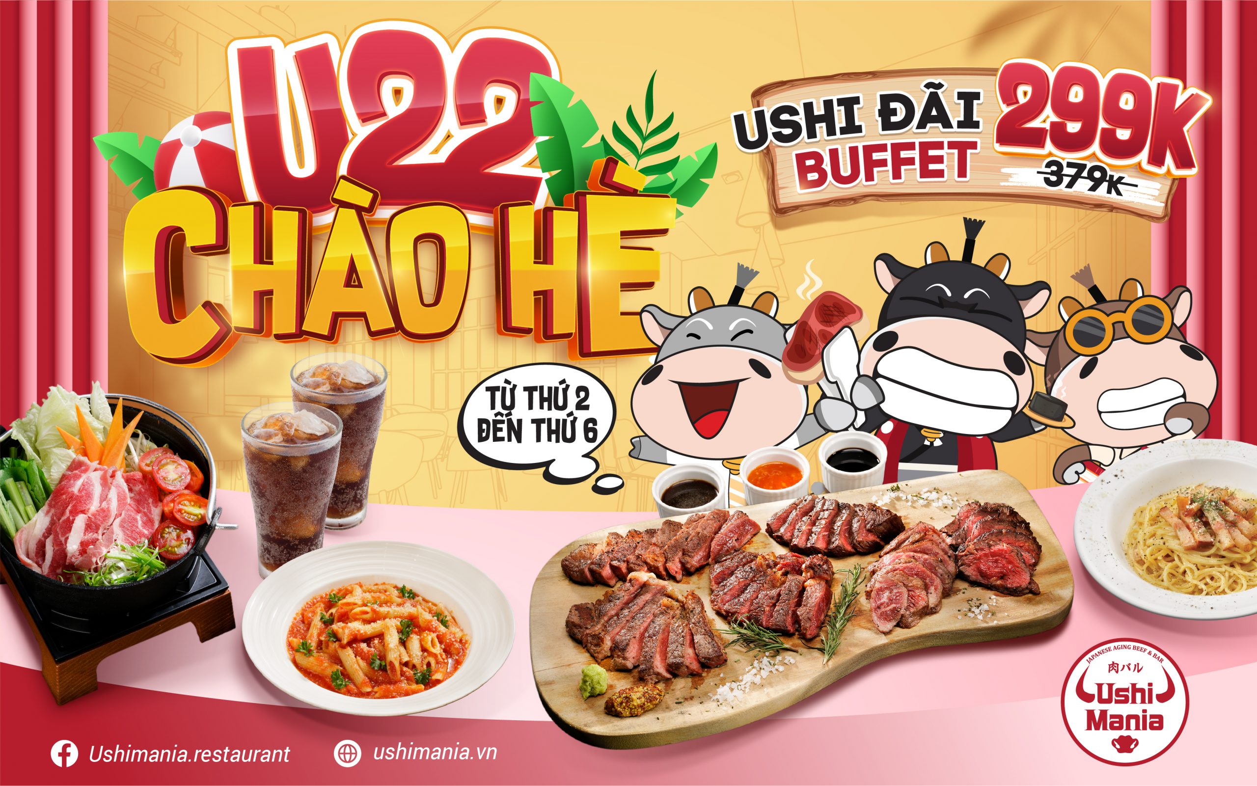 CHƯƠNG TRÌNH ĐẶC QUYỀN U22 – THƯỞNG BUFFET 299K